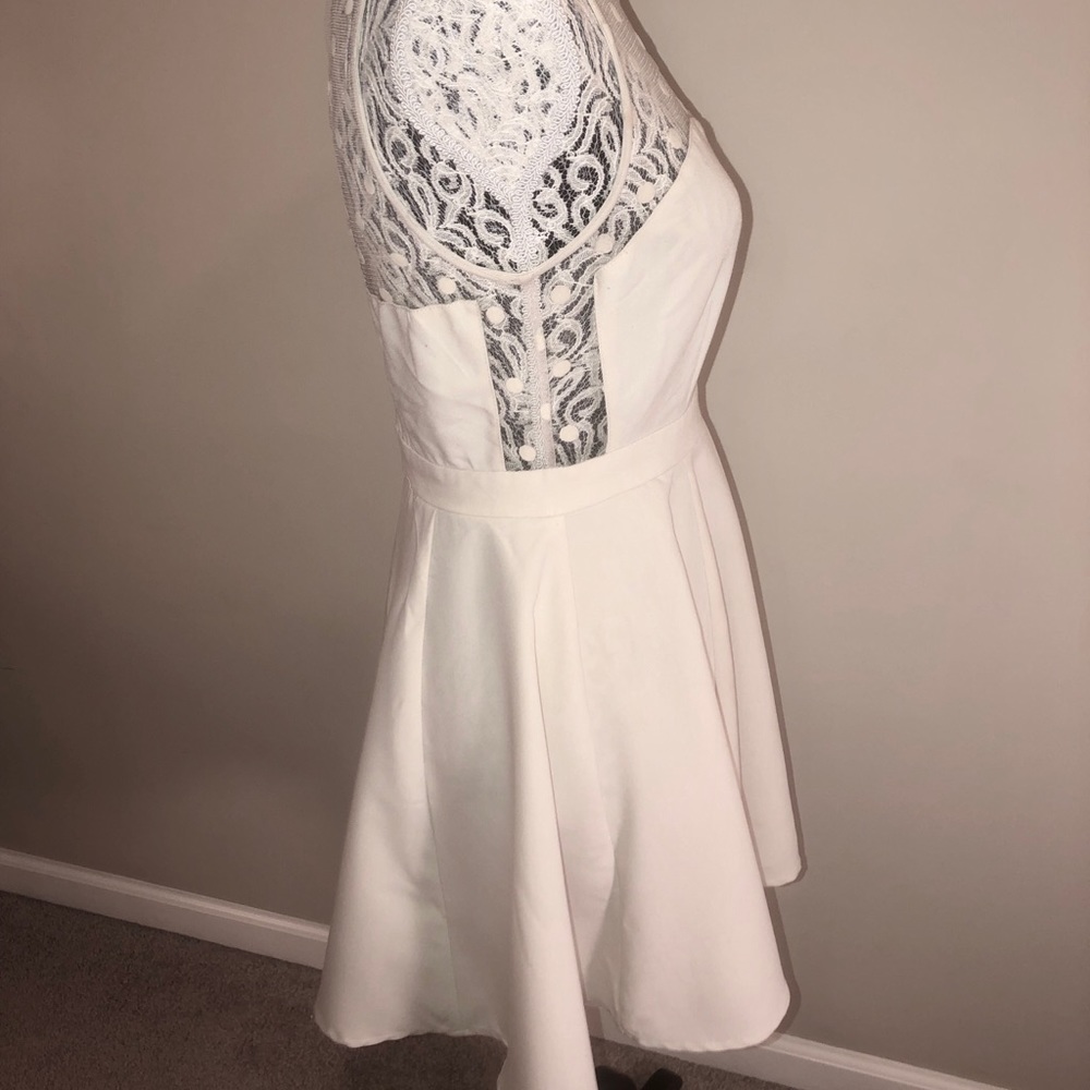 Urban outfitters cream mesh skater dress - Picture 3 of 5